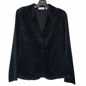 Chico’s Size 1 Soft Velvety Stretch Jacket